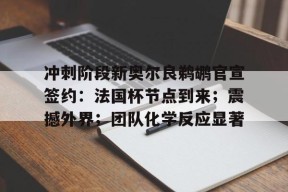 开云棋牌APP下载-关于冲刺阶段新奥尔良鹈鹕官宣签约：法国杯节点到来；震撼外界；团队化学反应显著的信息-开云棋牌APP下载